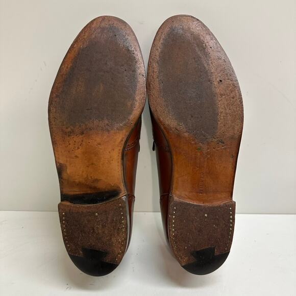 Crockett & Jones x Peal & Co. x Brooks Brothers Wingtip Tassel Loafer 11 Wide E - Picture 8 of 14